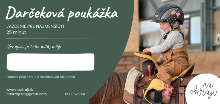 Jazdenie pre najmenších (25 minút)